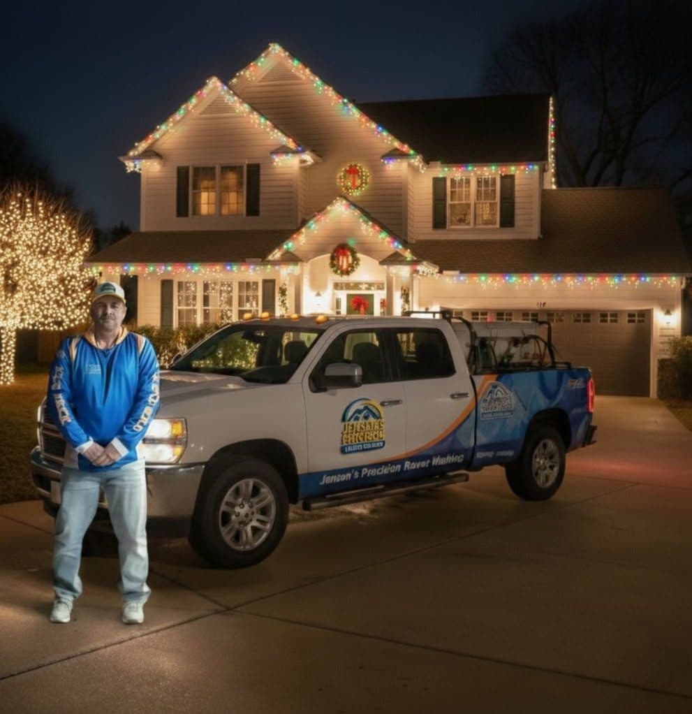 Transform Your Home into a Holiday Wonderland with Jensen's Precision Power Washing image