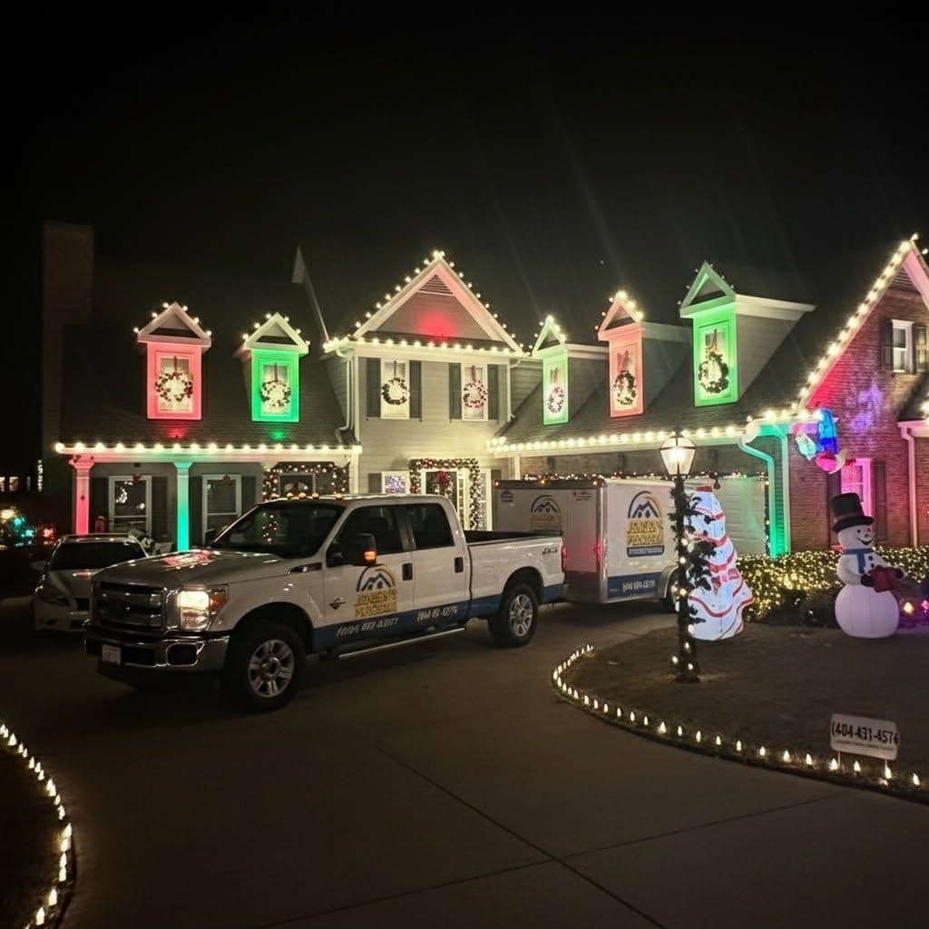 Holiday Cheer with Our Festive Light Installations