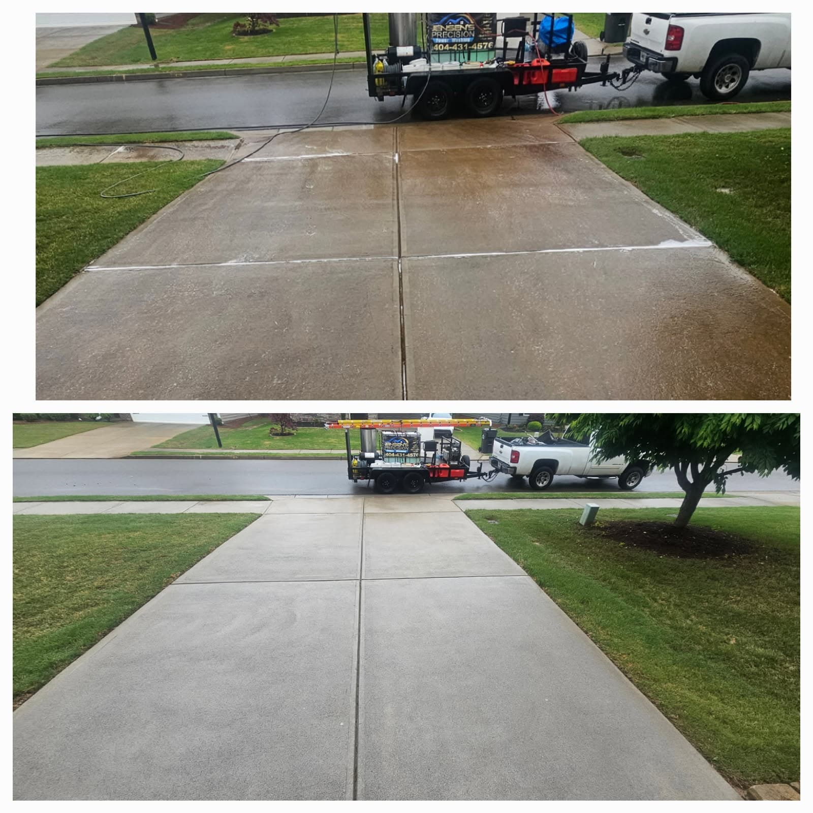 Stunning Driveway Transformation Heightens Curb Appeal image