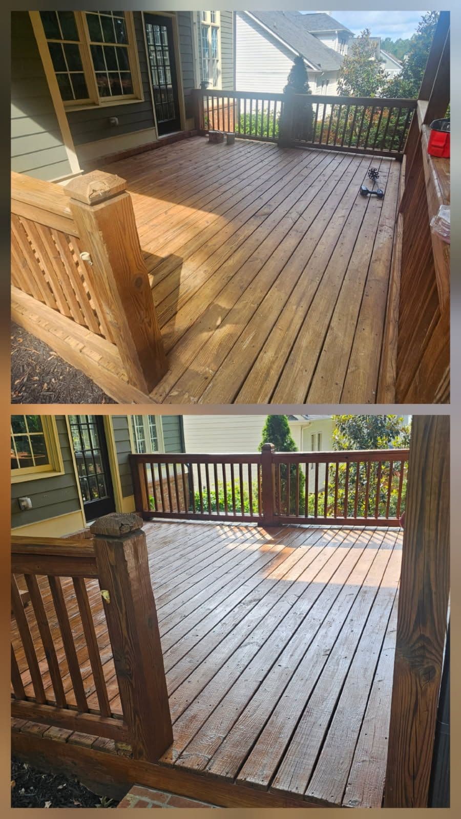 Porch Transformation with Precision Power Washing image