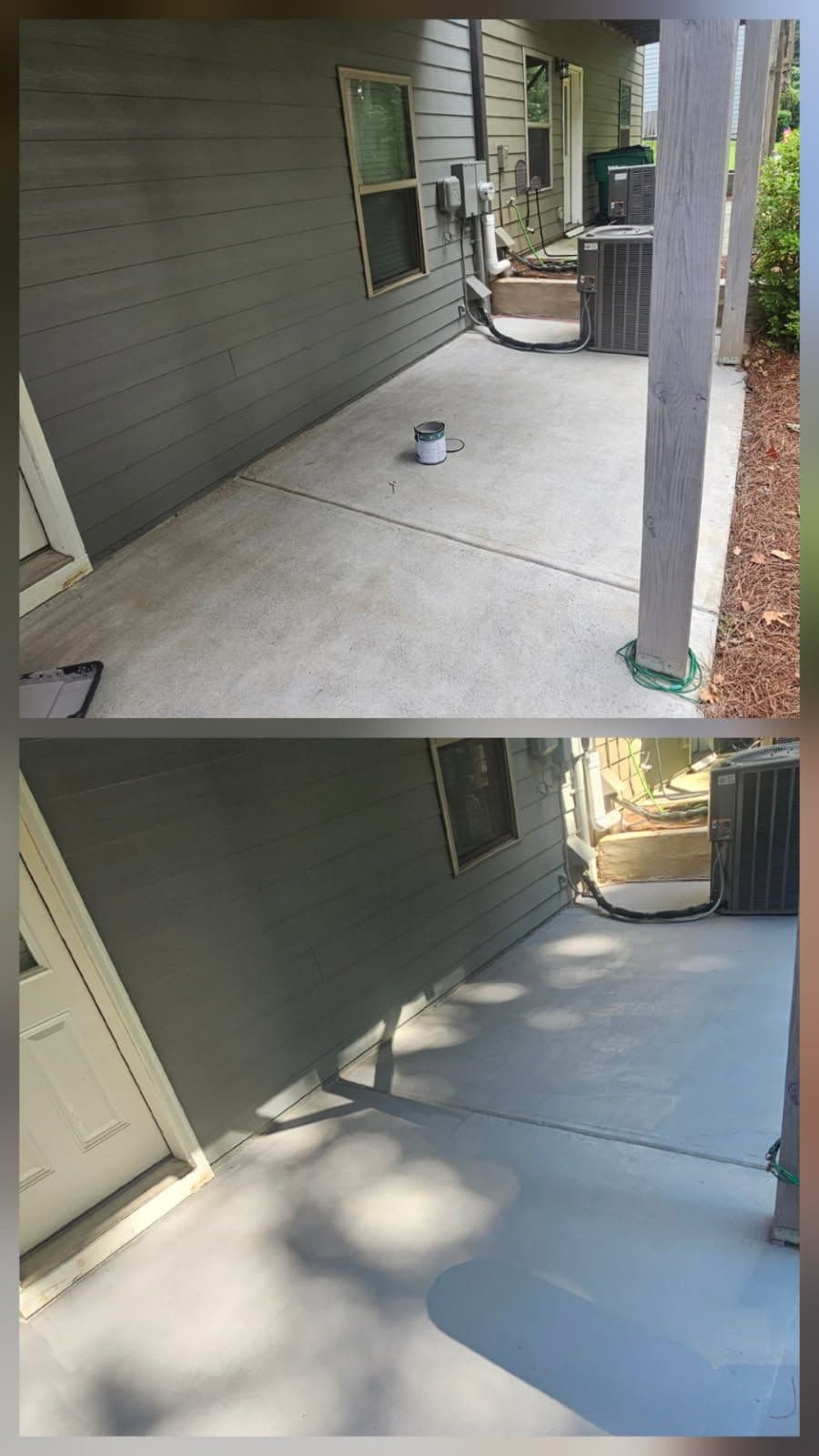 Stunning Concrete Patio Epoxy Transformation image