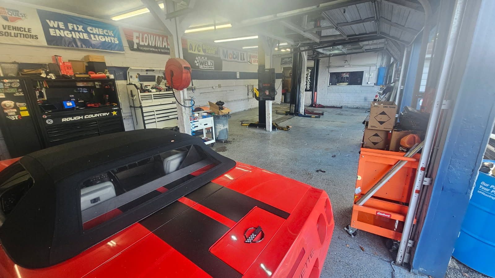 Spotless Automotive Shop Floor Cleaning Success image